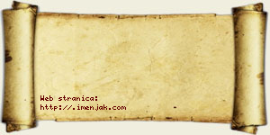 Mina Aćimović vizit kartica